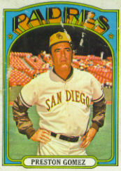 1972 Topps Baseball Cards      637     Preston Gomez MG